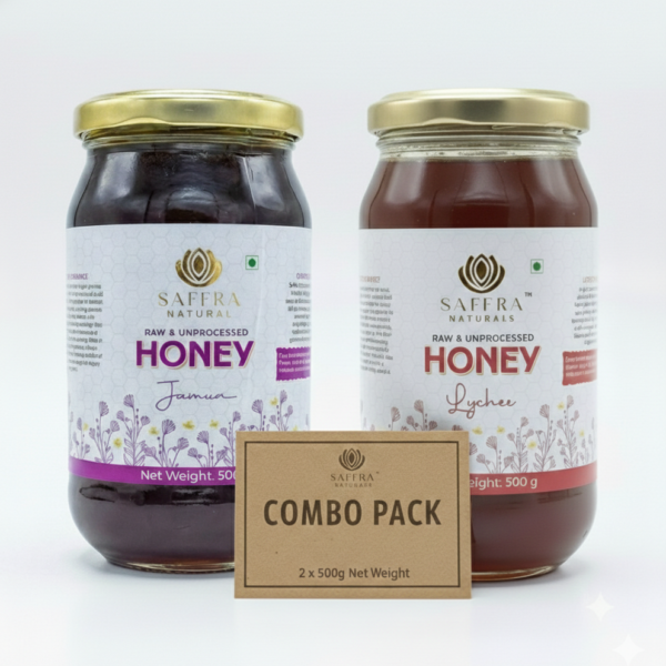 2-In-1 lychee & Jamun Honey Combo (500gm)